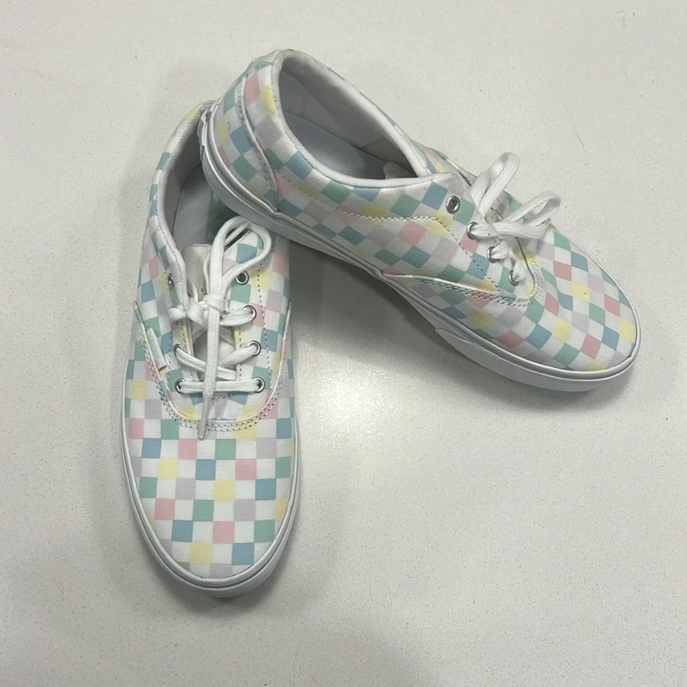 Vans Pastel Checkerboard Sneakers - Picture 3 of 7